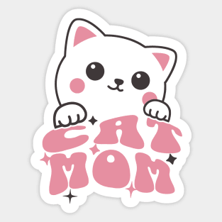 Cat Mom Sticker